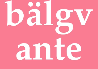 Synonym bälgvante