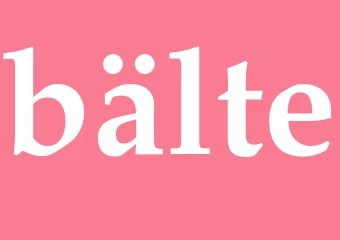 Synonym bälte