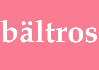 Synonym bältros