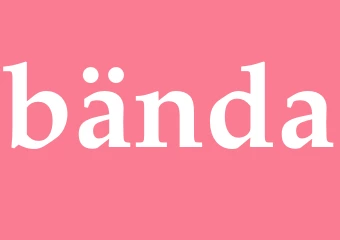 Synonym bända