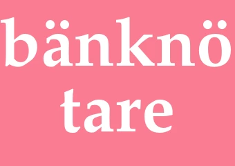 Synonym bänknötare