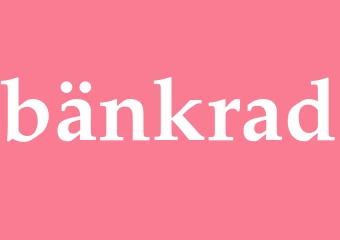 Synonym bänkrad
