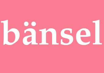 Synonym bänsel