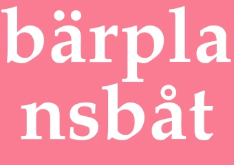 Synonym bärplansbåt