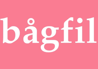 Synonym bågfil