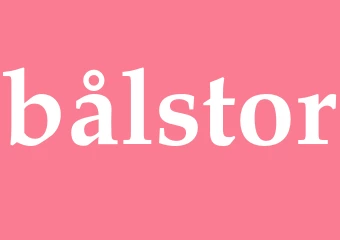Synonym bålstor