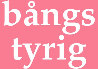 Synonym bångstyrig