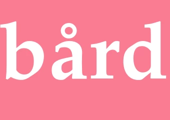 Synonym bård