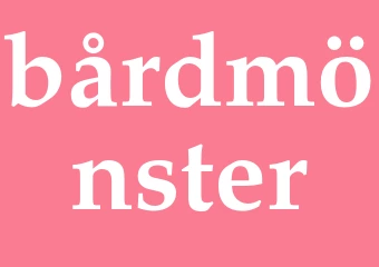 Synonym bårdmönster