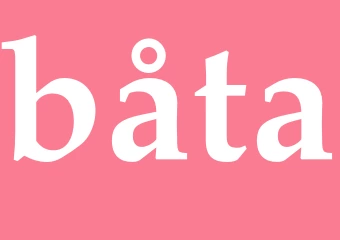Synonym båta