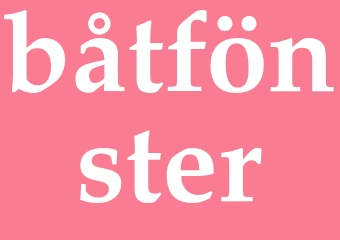 Synonym båtfönster