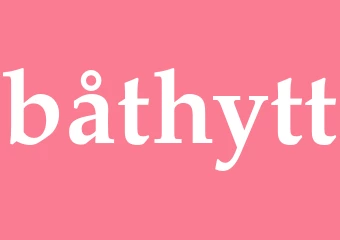 Synonym båthytt