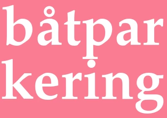 Synonym båtparkering