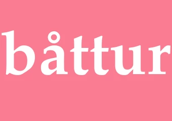 Synonym båttur
