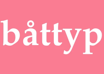 Synonym båttyp