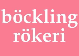 Synonym böcklingrökeri
