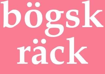 Synonym bögskräck