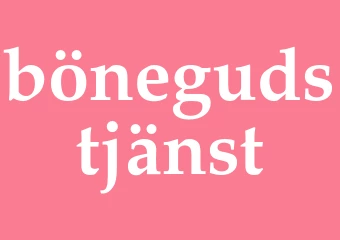 Synonym bönegudstjänst