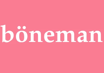Synonym böneman