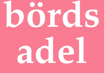 Synonym bördsadel