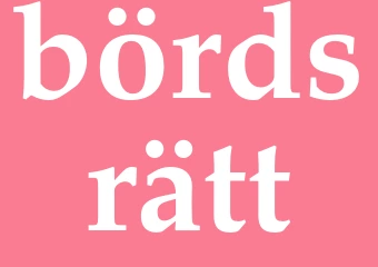 Synonym bördsrätt