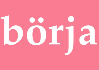 Synonym börja
