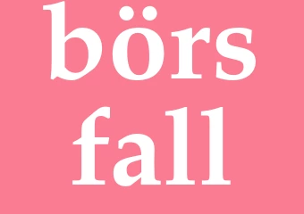 Synonym börsfall