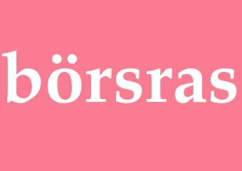 Synonym börsras