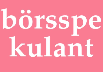 Synonym börsspekulant