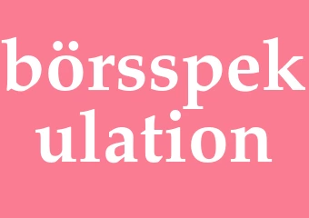 Synonym börsspekulation