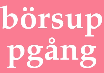 Synonym börsuppgång