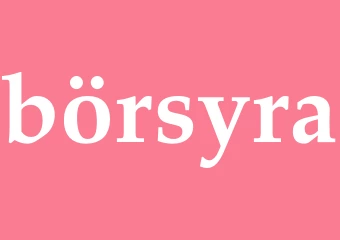 Synonym börsyra