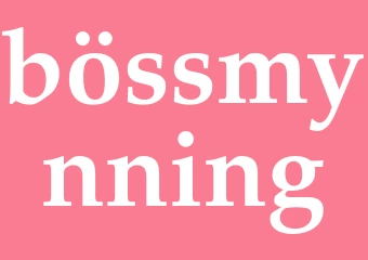 Synonym bössmynning
