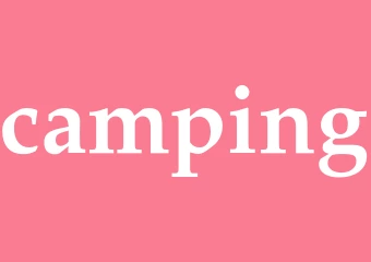 Synonym camping