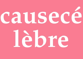 Synonym causecélèbre