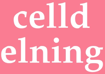 Synonym celldelning