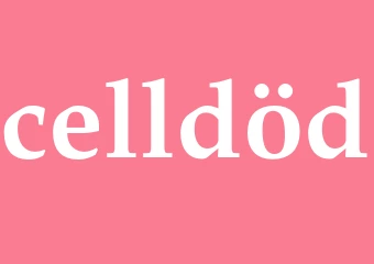 Synonym celldöd
