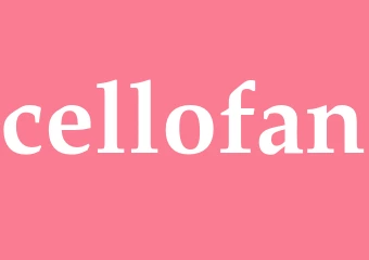 Synonym cellofan