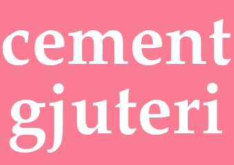 Synonym cementgjuteri