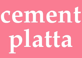 Synonym cementplatta