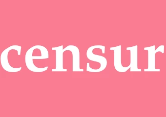 Synonym censur