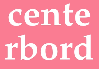 Synonym centerbord