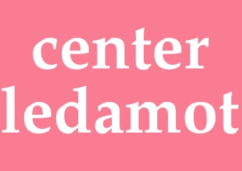Synonym centerledamot