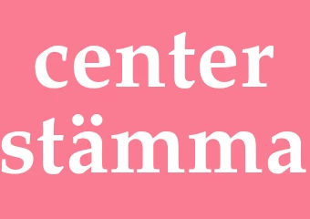 Synonym centerstämma