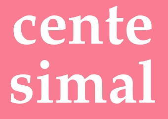Synonym centesimal