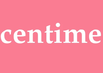 Synonym centime