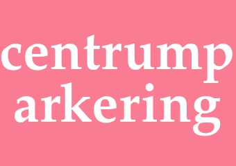 Synonym centrumparkering
