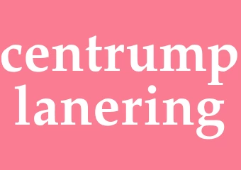 Synonym centrumplanering