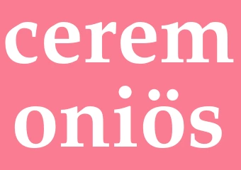 Synonym ceremoniös