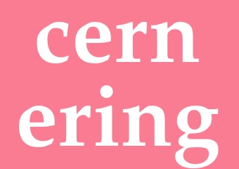 Synonym cernering